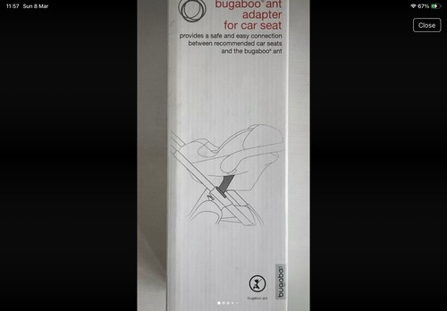 Bugaboo ant car seat adapters - ant,